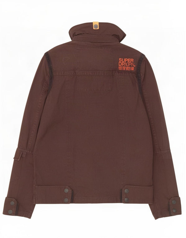 Superdry Herren Utility Jacke UK 40 Large Braun