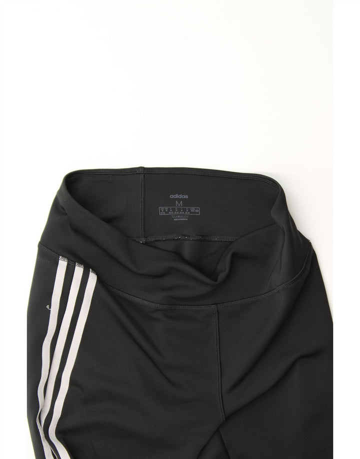 ADIDAS Womens Climalite Leggings UK 12/14 Medium  Black Polyester Vintage Adidas and Second-Hand Adidas from Messina Hembry 