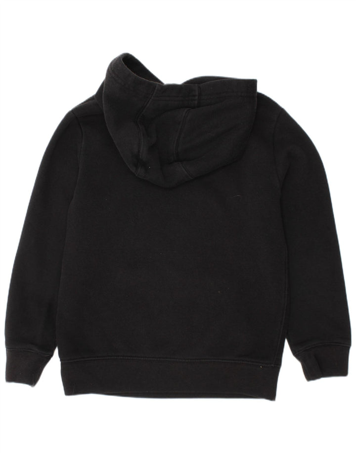 NIKE Boys Graphic Hoodie Jumper 5-6 Years Medium  Black Cotton