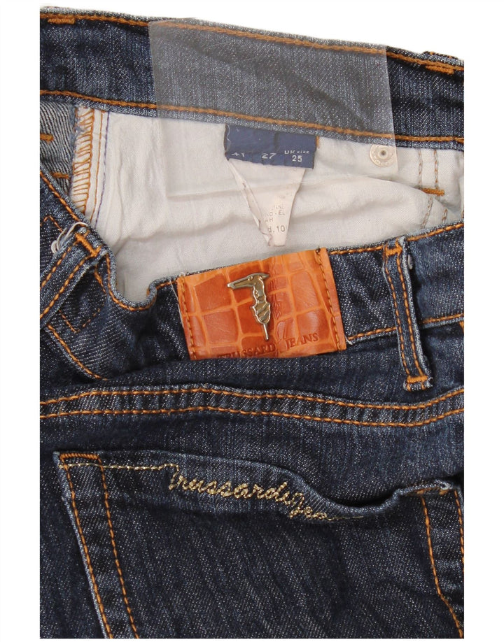 TRUSSARDI Damen Straight Jeans W25 L30 Marineblau
