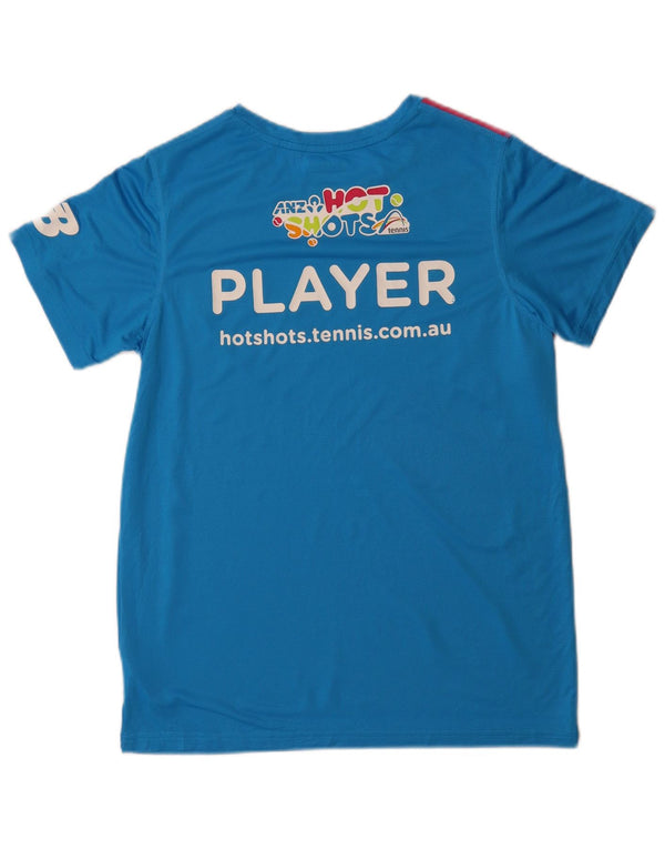 New Balance Grafik-T-Shirt für Jungen, 15–16 Jahre, 2XL, Blau, Farbblock