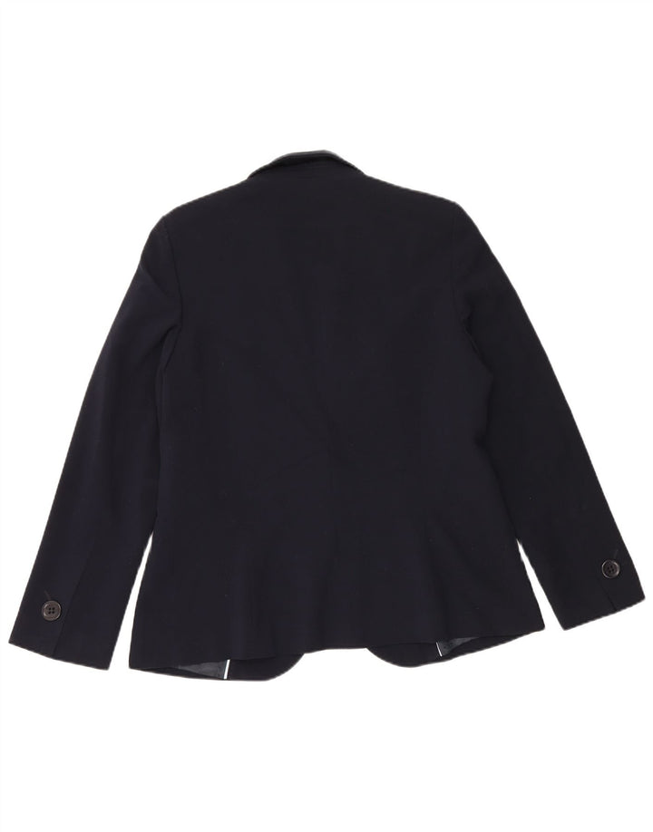 Marks & Spencer Damen 1-Knopf-Blazerjacke UK 16 Large Marineblau
