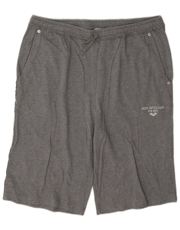 Arena Herren Sportshorts 2XL Grau Baumwolle