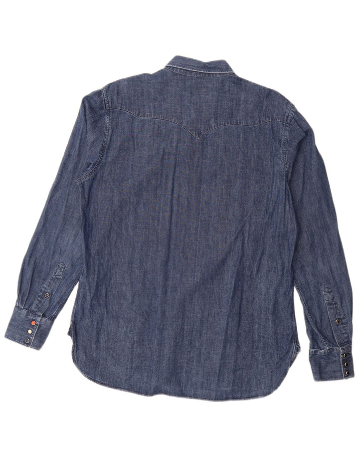 Bagutta Herren-Jeanshemd, Größe L, Blau