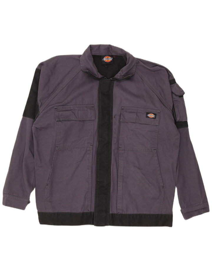 Dickies Herren-Utility-Jacke, UK 40, groß, graue Colourblock-Baumwolle