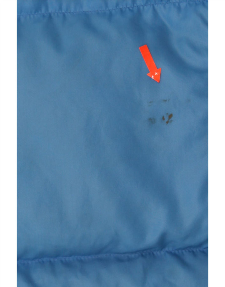Brunik Herren Wattierte Jacke UK 40 Large Blue Colourblock