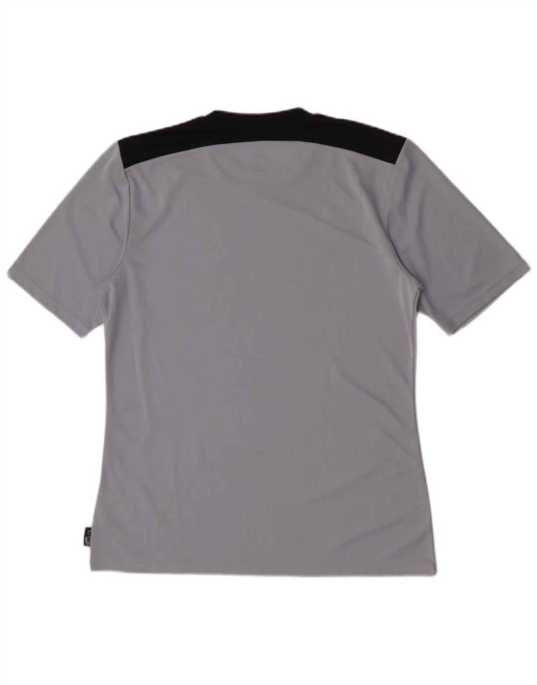 Adidas Herren Climalite Graphic T-Shirt Top Mittelgraues Colourblock-Polyester