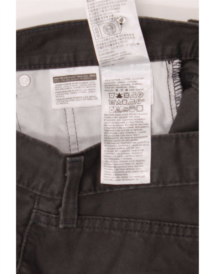 Levi's Herren 505 Straight Jeans W30 L30 Graue Baumwolle