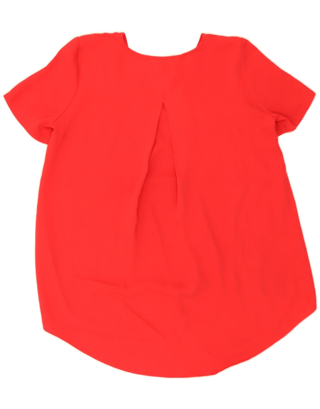TOPSHOP Womens Oversized Blouse Top UK 8 Small Red Polyester Vintage Topshop and Second-Hand Topshop from Messina Hembry 