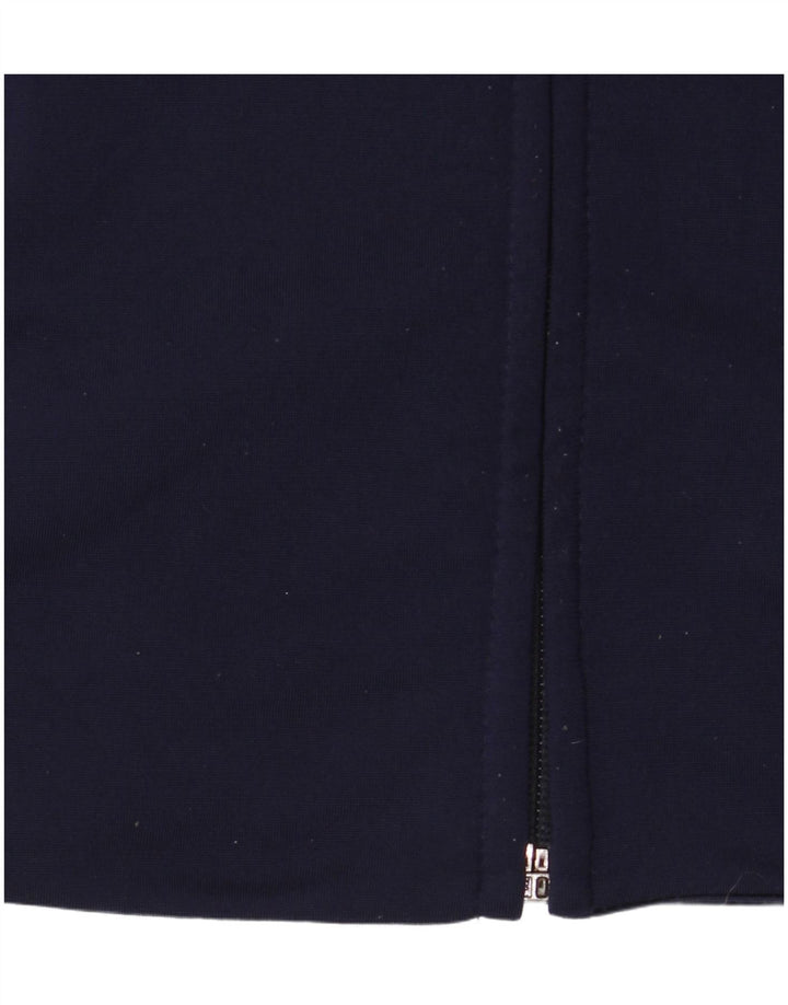 Puma Jungen Grafik-Trainingsanzug-Top-Jacke, 9–10 Jahre, Marineblau, Farbblock