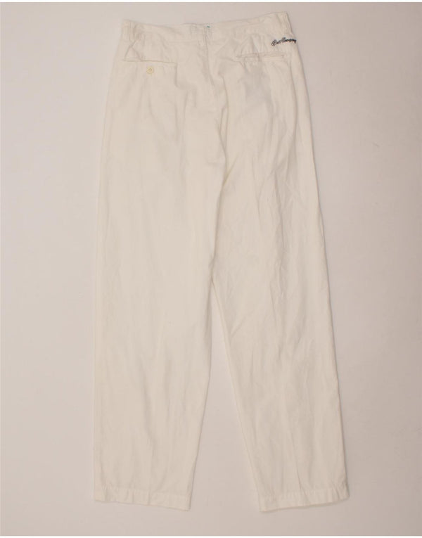 BEST COMPANY Herren-Chinohose mit Pegged, W32, L32, Weiß