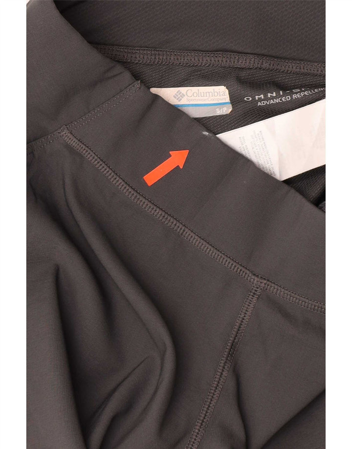 Columbia Damen Omni-Shield Sport Shorts UK 8 Small Grau Polyester