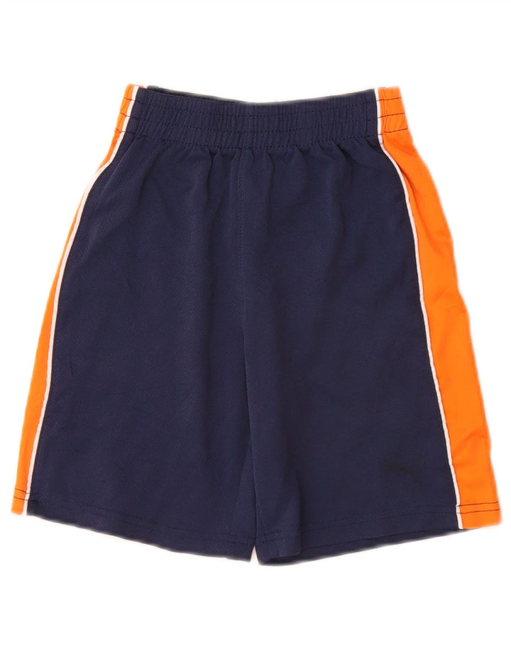 Puma Damen Sportshorts US 6 Medium Marineblau Colourblock Polyester