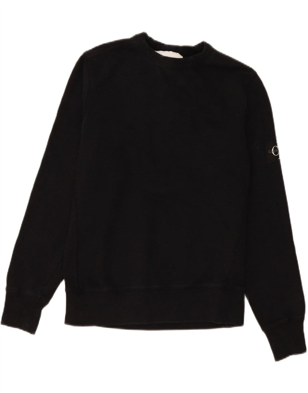 Calvin Klein Herren Sweatshirt Pullover XS Schwarz Baumwolle