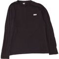 Dkny Herren-Top, langärmelig, groß, schwarze Baumwolle