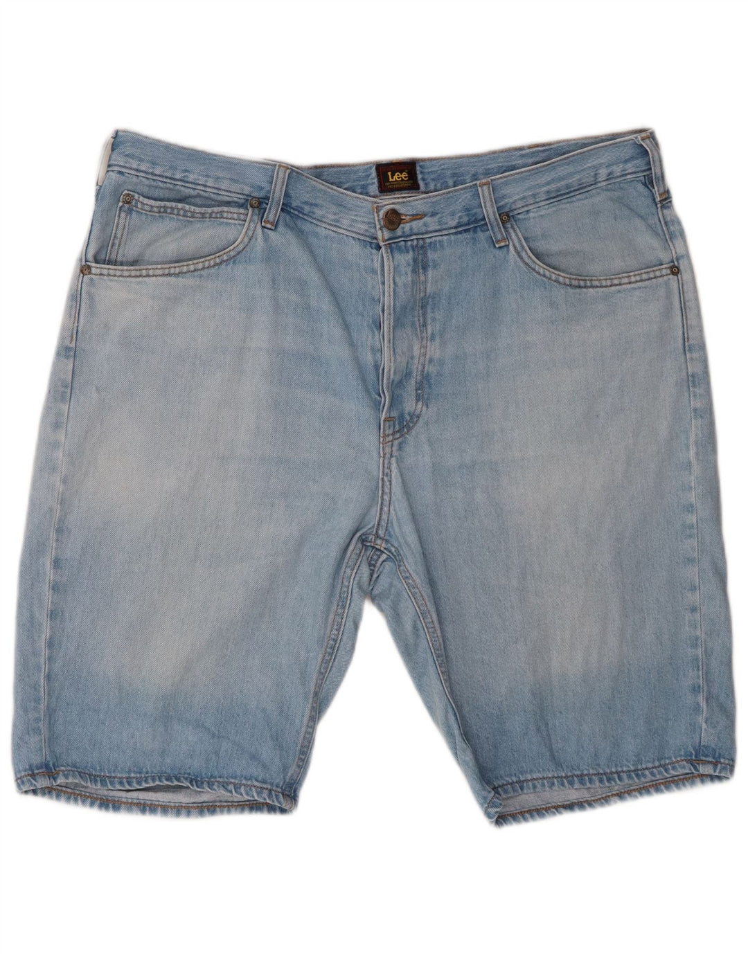 Lee Herren Jeansshorts W38 XL Blaue Baumwolle