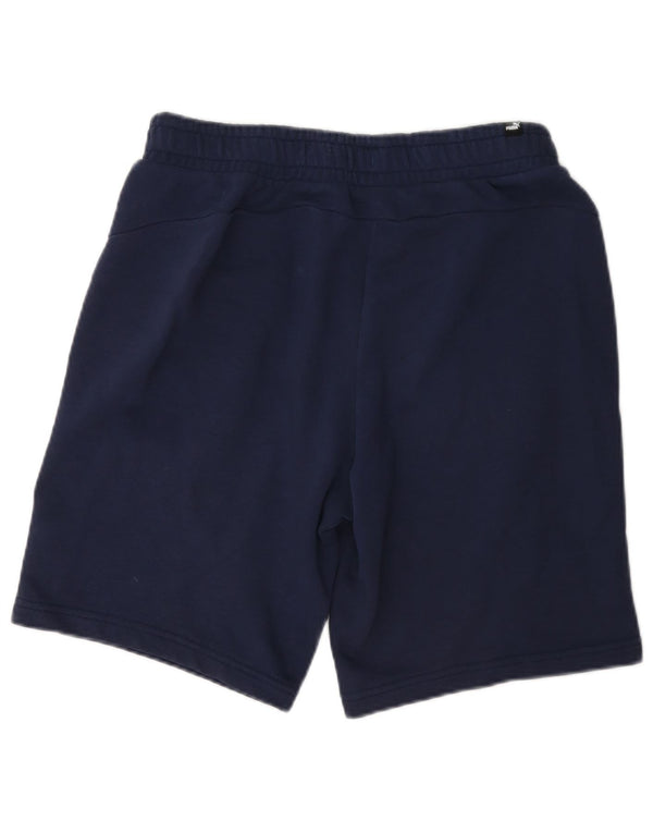 Puma Herren Graphic Sport Shorts Medium Marineblau Baumwolle