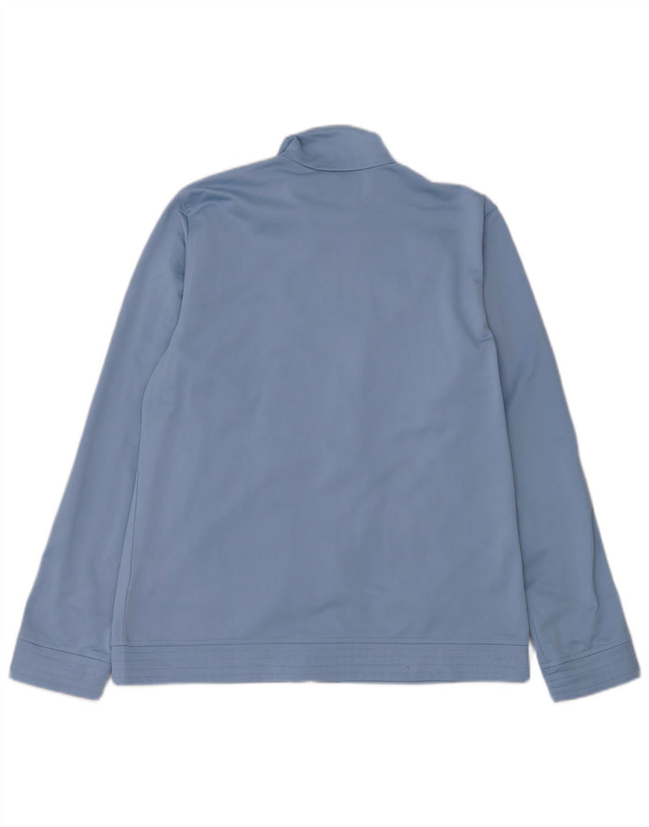 Diadora Damen-Trainingsanzug-Top-Jacke, UK 14, Größe L, blau, Polyester
