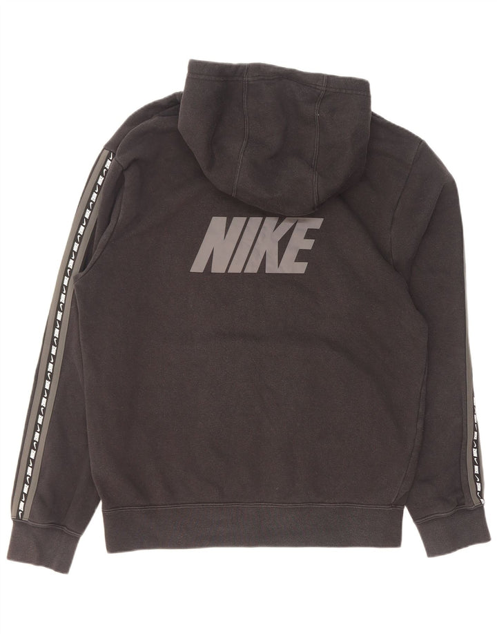 Nike Herren-Kapuzenpullover mit Grafik, Größe S, Schwarz, Baumwolle