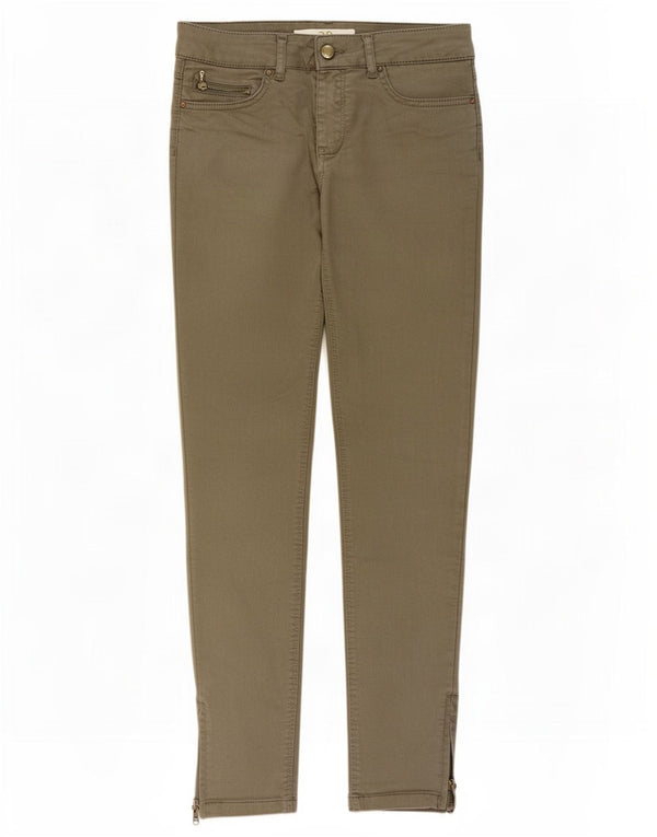 Zara Damen Skinny Jeans EU 38 Small W28 L29 Khaki
