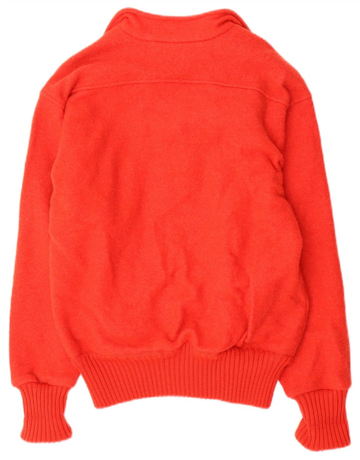 Vintage Damen Cardigan Pullover EU 40 Mittelrot