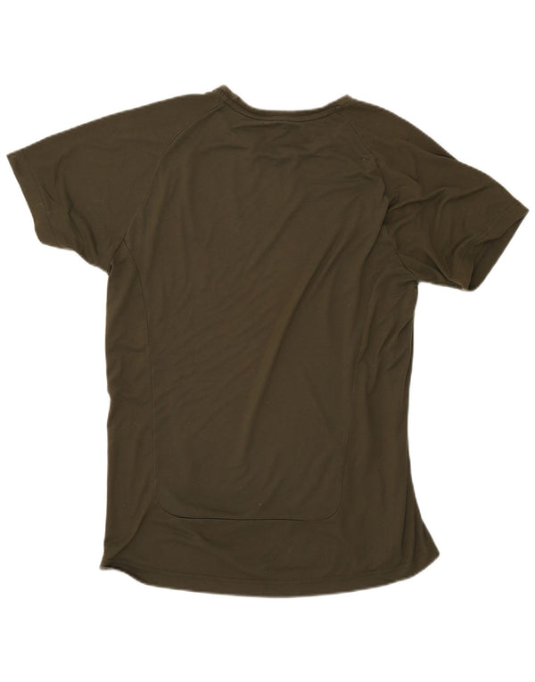 Puma Herren T-Shirt Top Large Khaki Baumwolle