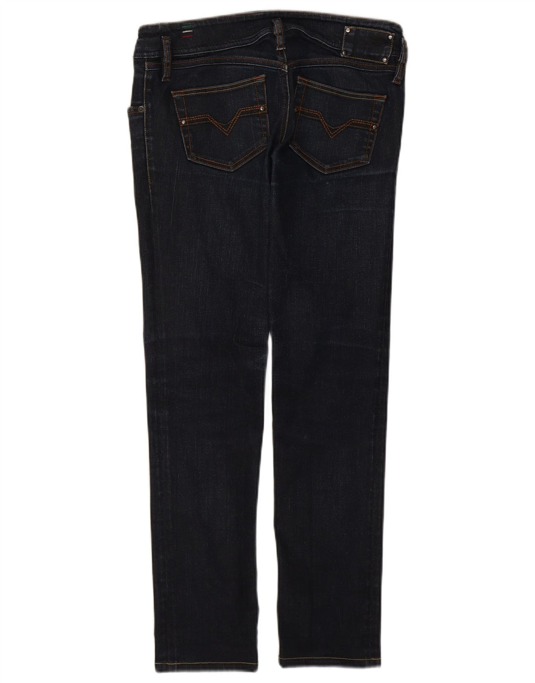 DIESEL Womens Matic Slim Jeans W29 L29 Navy Blue Cotton