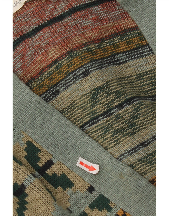 Marks & Spencer Herren-Strickjacke, mittelgroß, mehrfarbig, Fair Isle