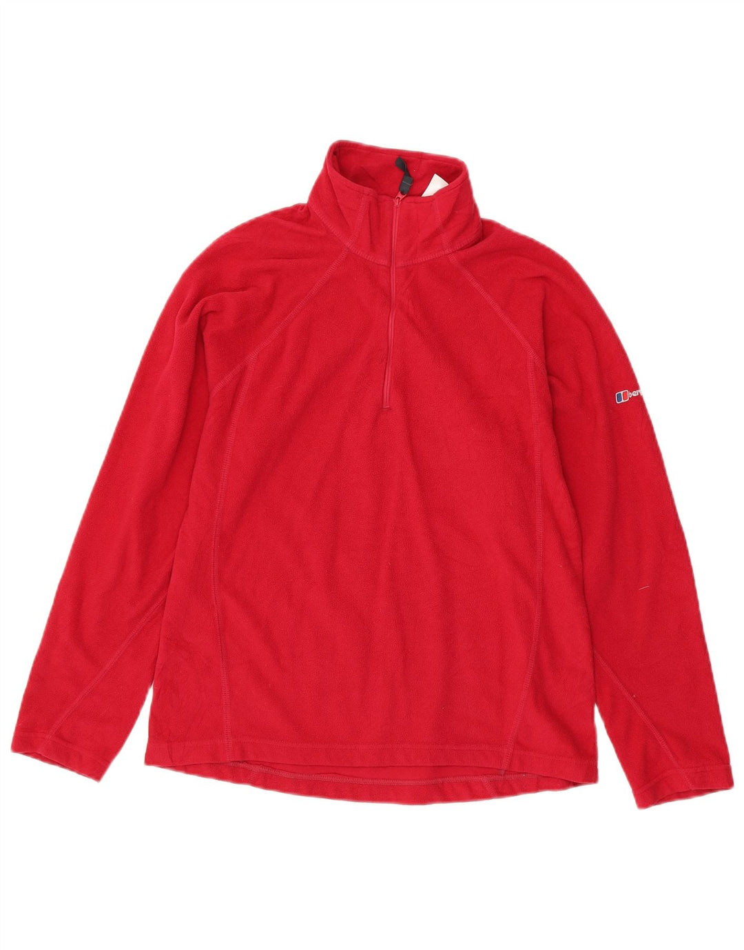 BERGHAUS Damen-Fleecepullover mit Reißverschluss am Hals, UK 12, Mittelrosa, Polyester