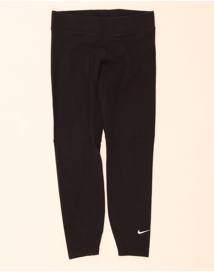 NIKE Womens Leggings UK 10 Small  Black Cotton Vintage Nike and Second-Hand Nike from Messina Hembry 