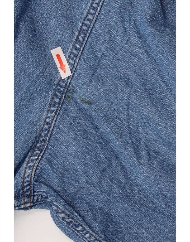 Carrera Herren Jeanshemd 2XL Blau Baumwolle