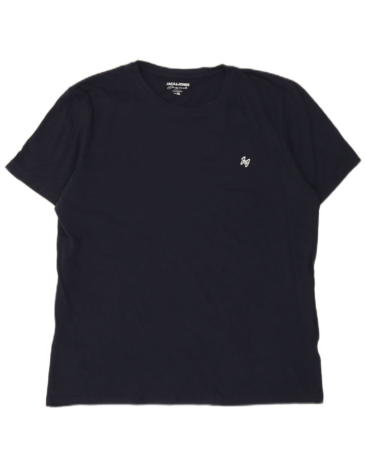 Jack & Jones Herren T-Shirt Top XL Marineblau