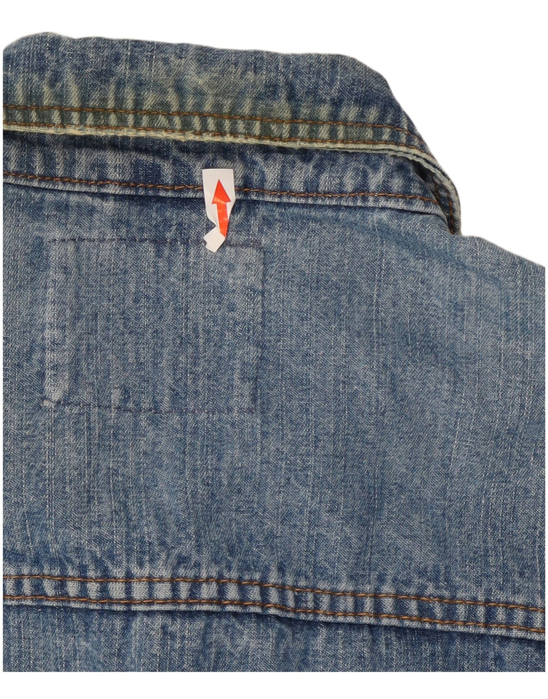 John Baner Herren Jeansjacke UK 38 Mittelblaue Baumwolle