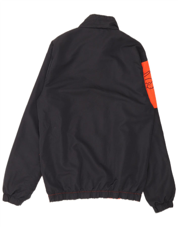 Lacoste Herren-Trainingsanzug mit grafischem Oberteil, Größe 4, mittelschwarz, Farbblock