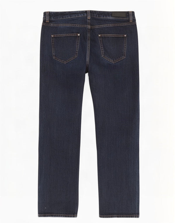 Marks & Spencer Damen Straight Jeans UK 14 Large W32 L29 Marineblau