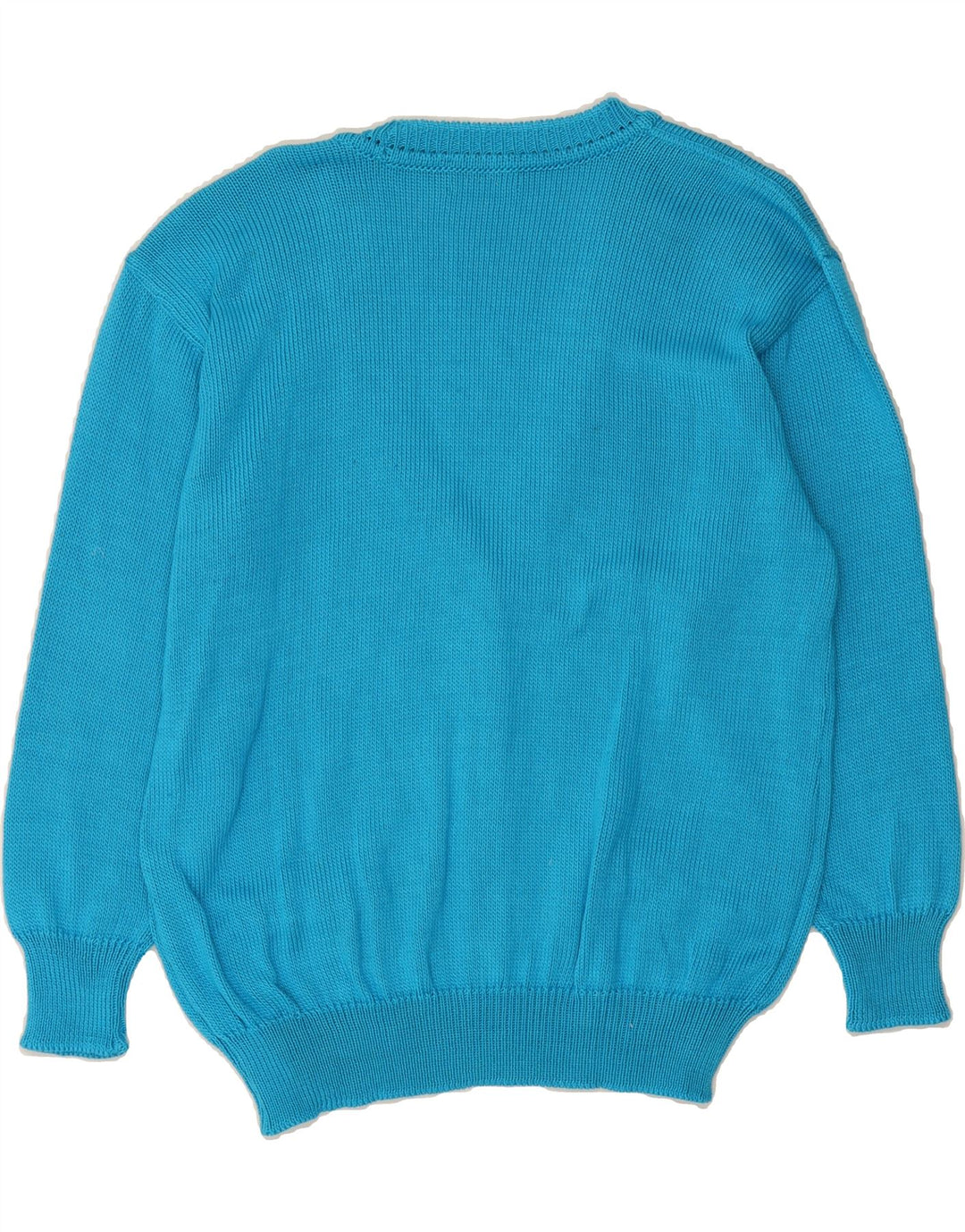 VINTAGE Womens Oversized Cardigan Sweater IT 48 XL Blue Cotton Vintage Vintage and Second-Hand Vintage from Messina Hembry 