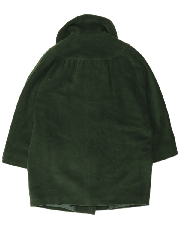 Vintage Damen Übergroßer Mantel UK 18 XL Grüne Wolle