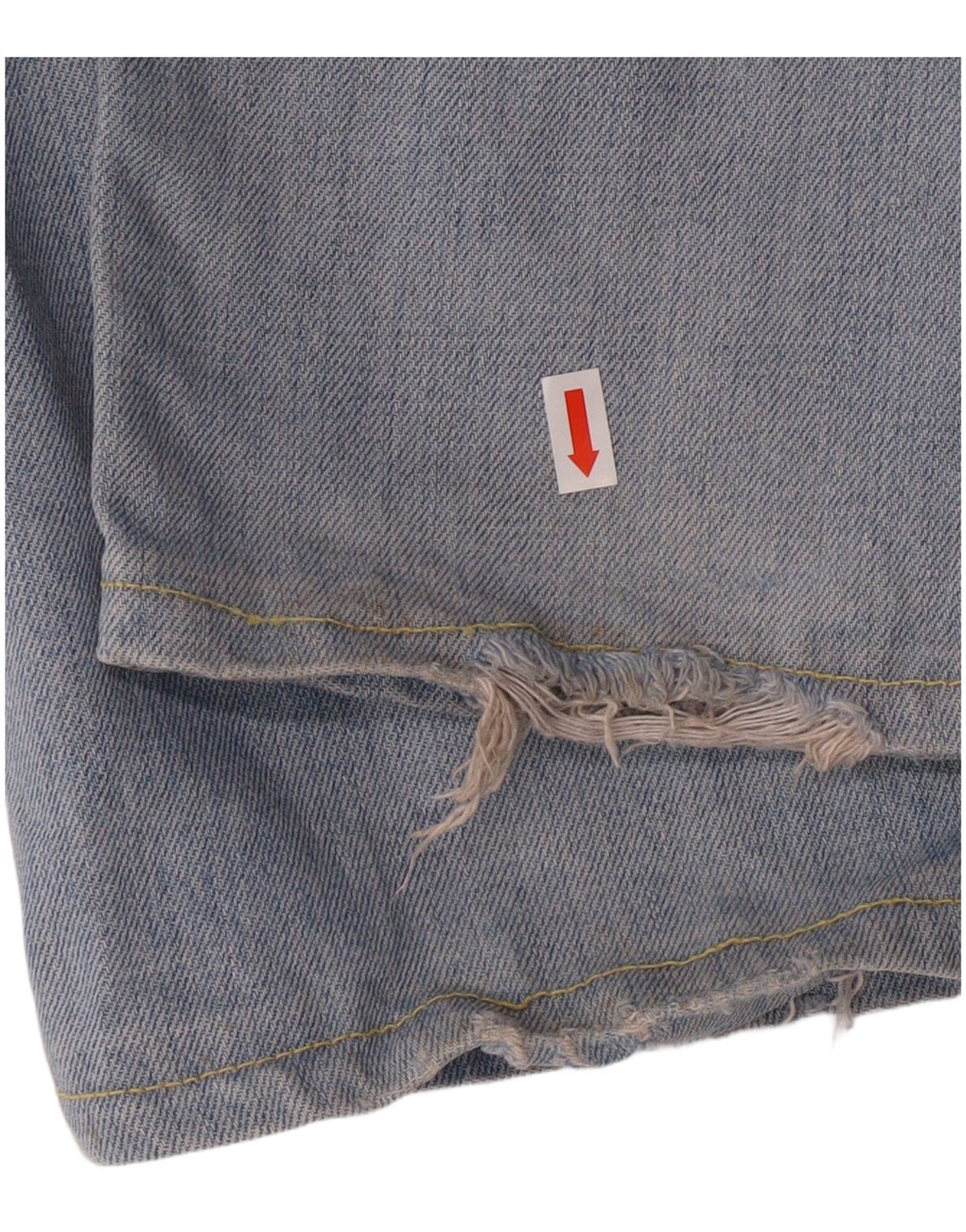 LEVI'S Herren 501 Straight Jeans W36 L31 Blaue Baumwolle