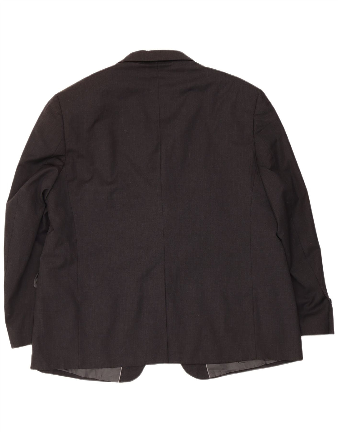 Marks & Spencer Herren-Blazer, kurz, mit 3 Knöpfen, UK 48, 2XL, graue Wolle