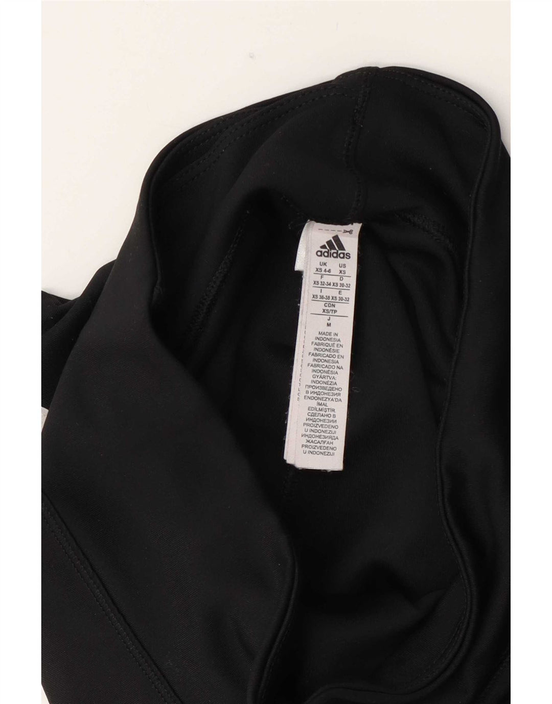 Adidas Damen Leggings UK 4/6 XS Schwarz Polyester