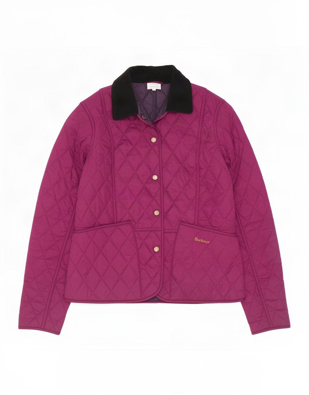Barbour Damen Steppjacke UK 8 Small Lila Polyester