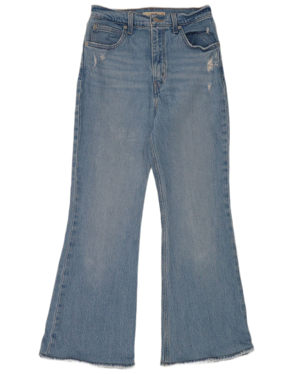 Levi's Damen Distressed High Rise Flared Jeans W26 L27 Blaue Baumwolle