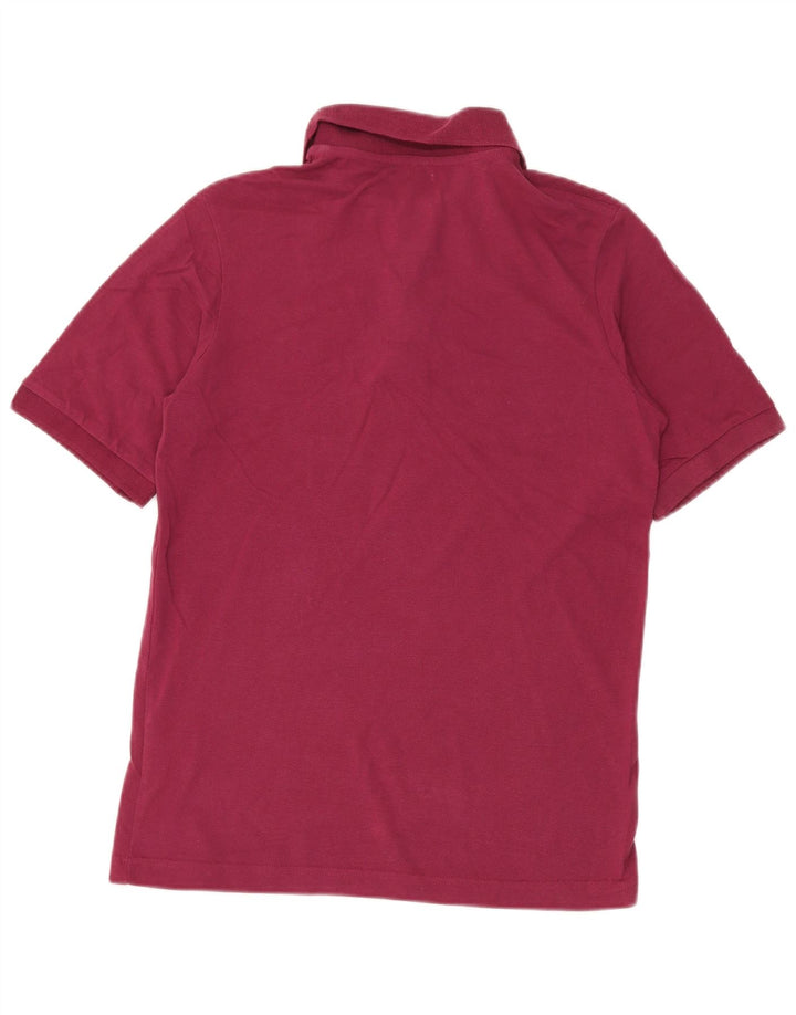 Kappa Herren-Poloshirt, klein, Burgunderrot, Baumwolle