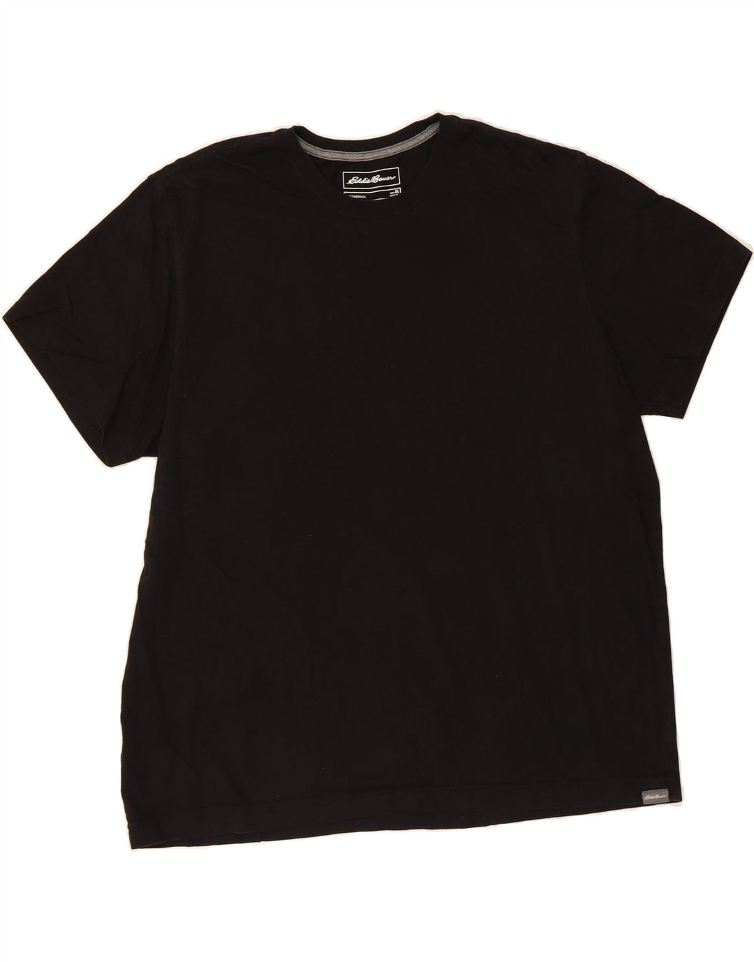 EDDIE BAUER Mens T-Shirt Top XL Black Cotton Vintage Eddie Bauer and Second-Hand Eddie Bauer from Messina Hembry 