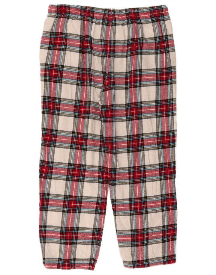 Marks & Spencer Damen-Chinohose, Größe L, W34, L26, mehrfarbig kariert