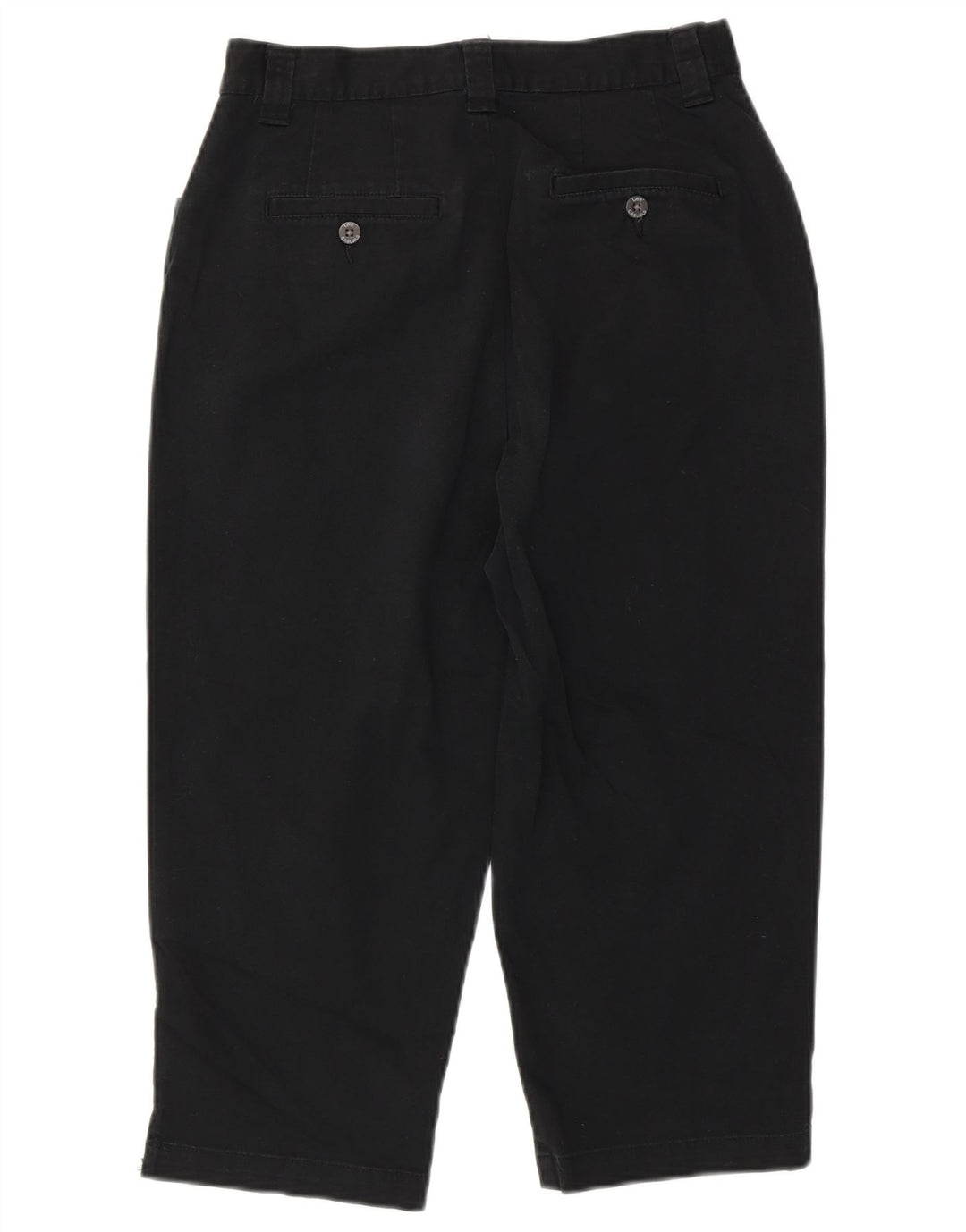 LEE Damen-Caprihose mit hoher Taille, konisch zulaufend, US 6, M, W30, L20, Schwarz