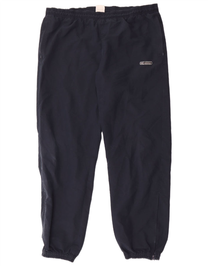 Adidas Herren-Windbreaker-Hose 2XL, Marineblau, Polyester