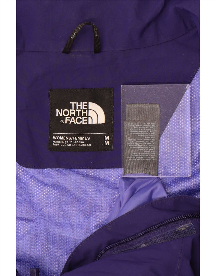 THE NORTH FACE Damen Hyvent Regenjacke mit Kapuze UK 14 Medium Purple Nylon