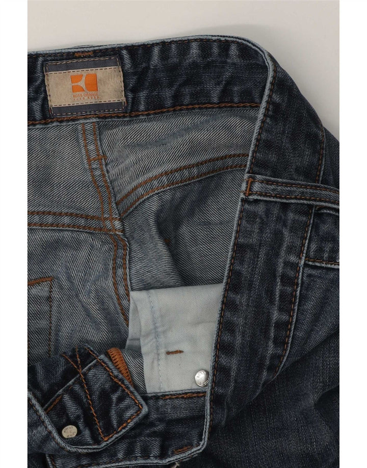 Hugo Boss Herren Straight Jeans W32 L30 Blau