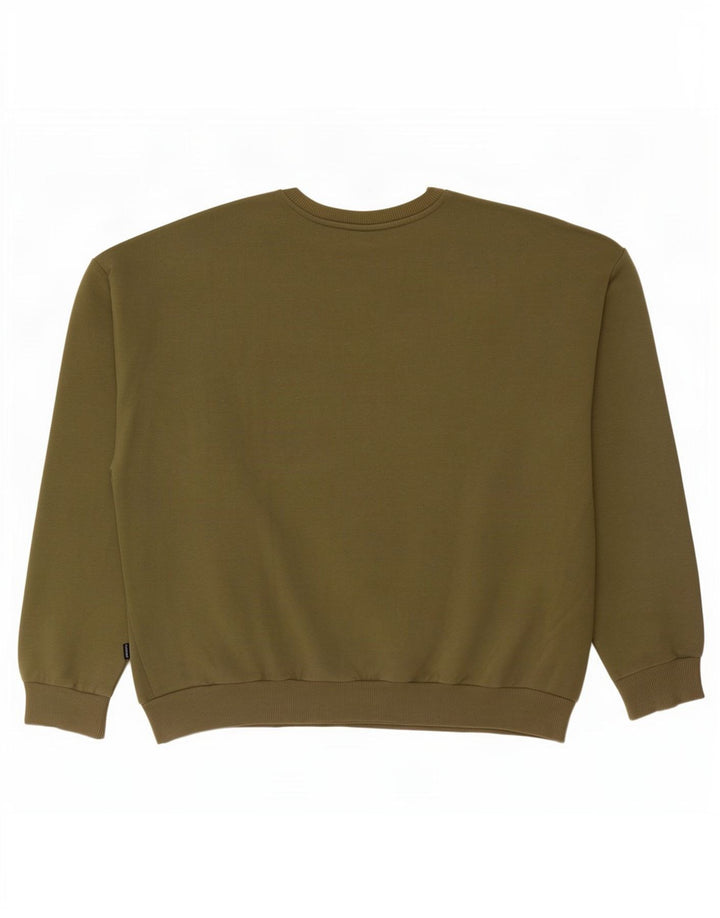 Puma Herren Grafik Sweatshirt Pullover XL Khaki Baumwolle